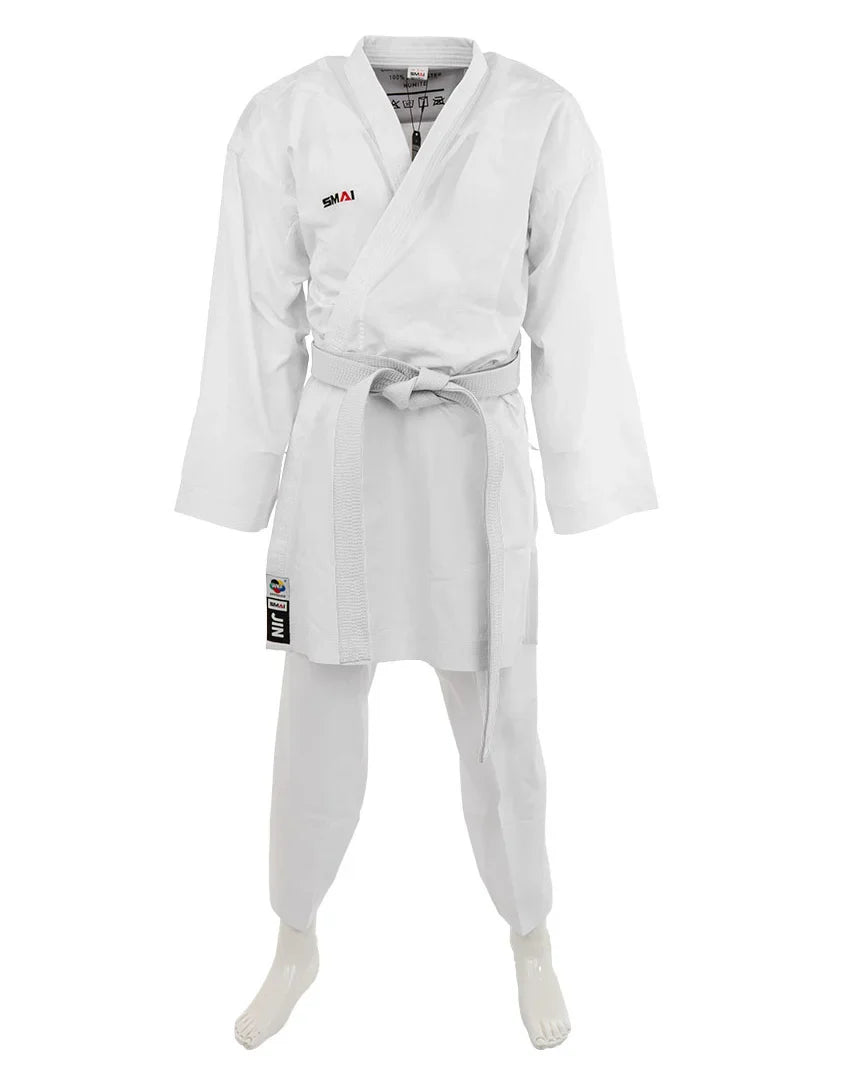 Karategi Jin – Uniforme de Competición Profesional para Karatekas de Alto Nivel -  Kit Completo 2 Chaquetas + 1 Pantalón