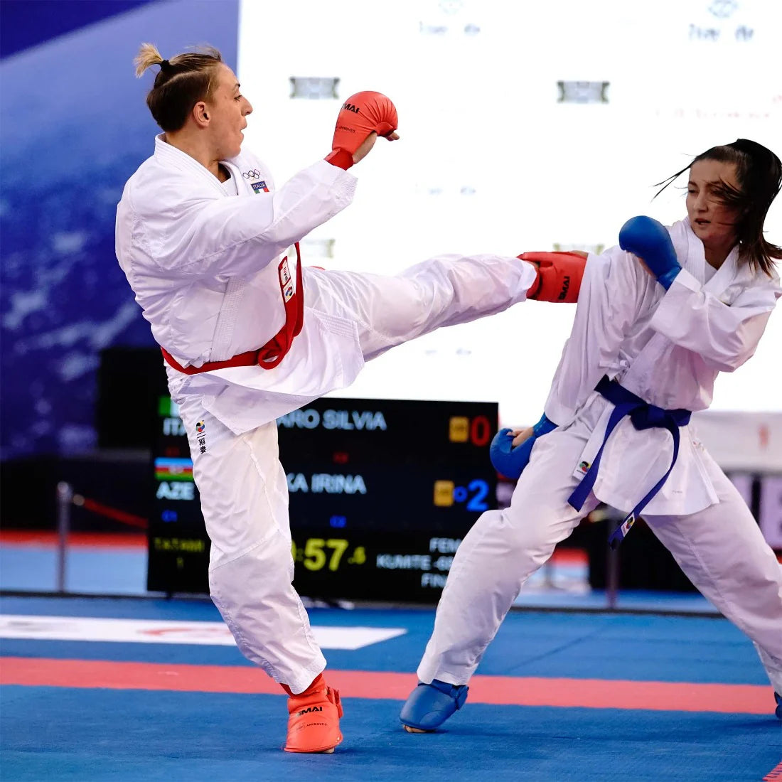 Par de Canilleras SMAI homologadas WKF