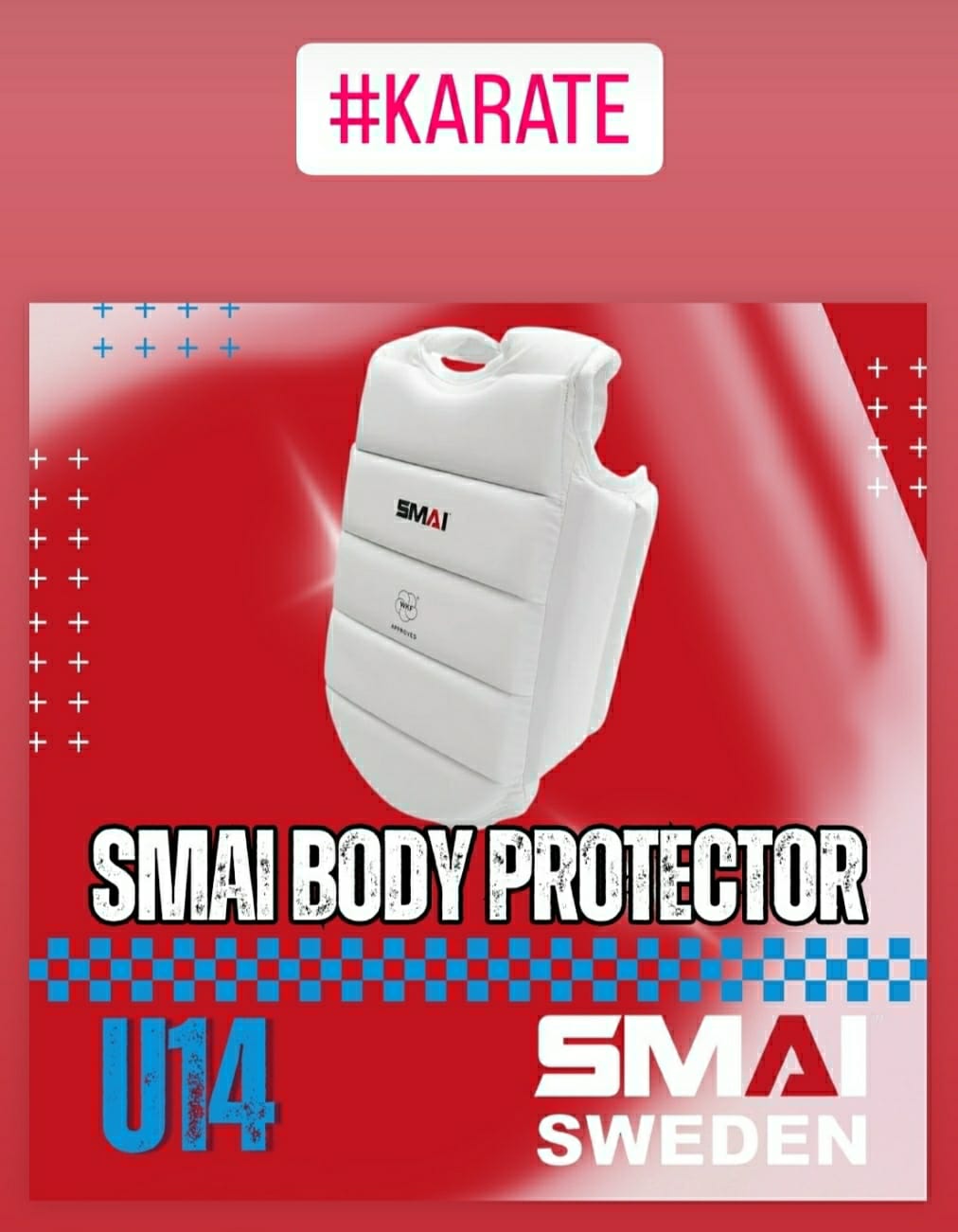 Pechera Infantil SUB14 aprobada WKF