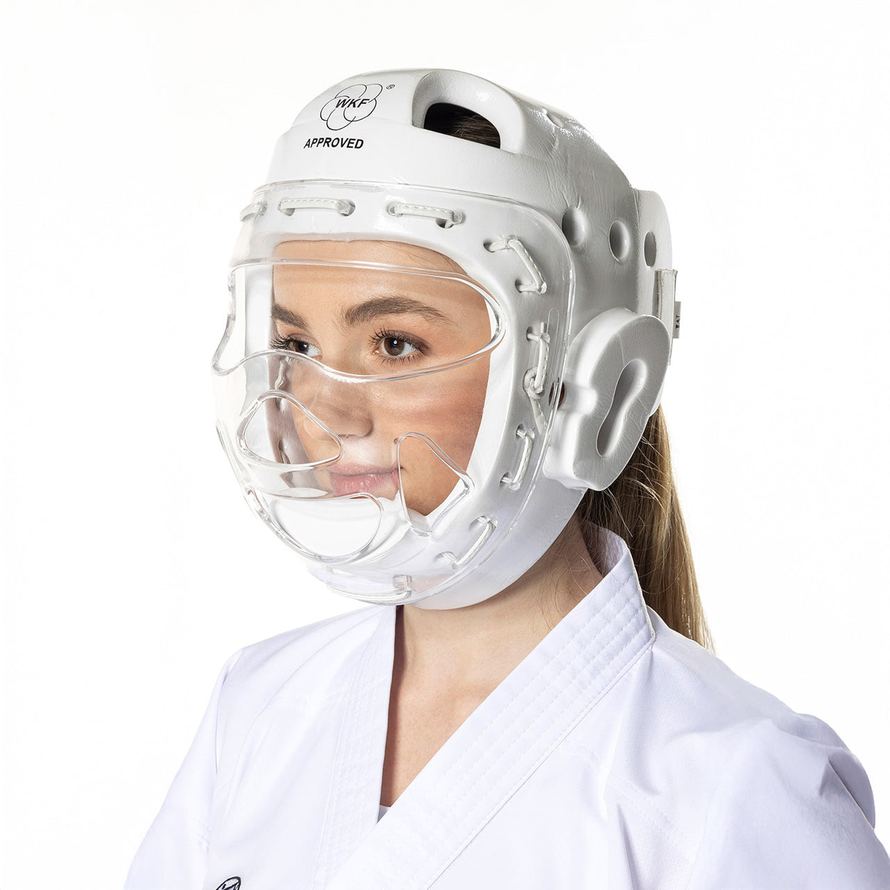 Casco Infantil Homologado WKF – Protección Profesional para Pequeños Karatekas